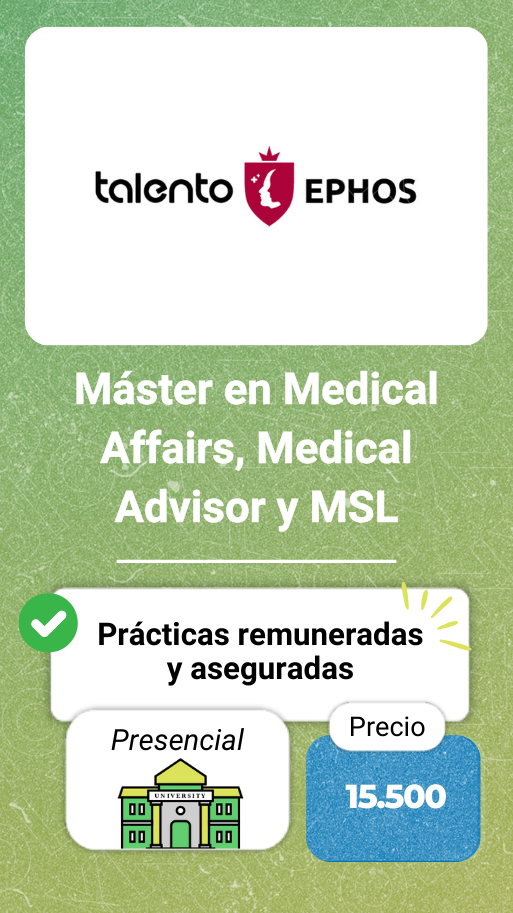 Departamento médico - Master de Formación Permanente en Medical Advisor