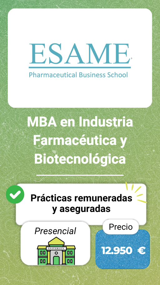 Departamento Médico - MBA en industria farmacéutica y biotecnológica